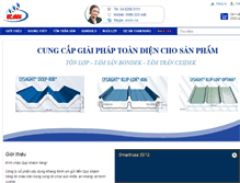 Tablet Screenshot of khangminhjsc.com